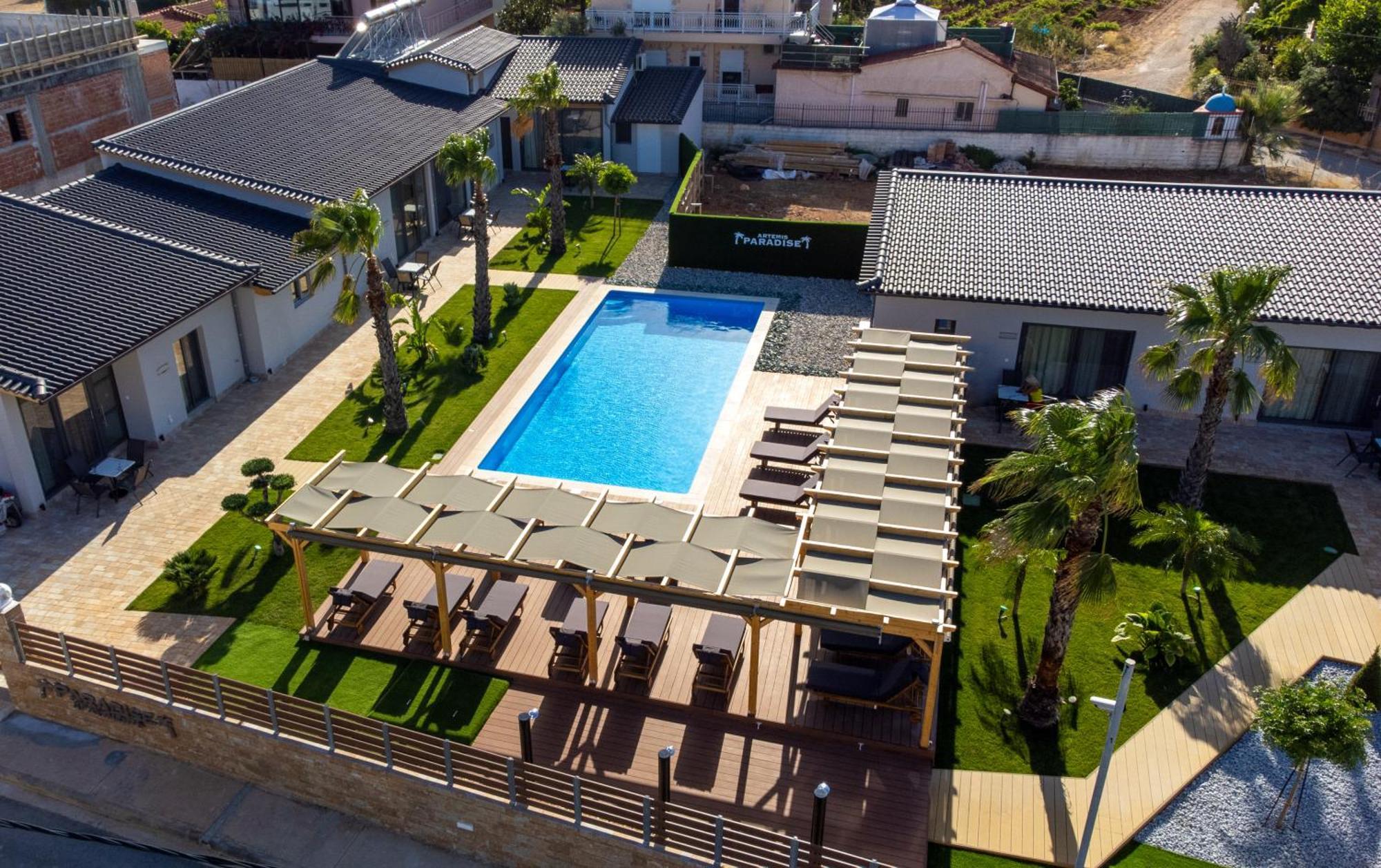 Paradise Apartments Artemida エクステリア 写真
