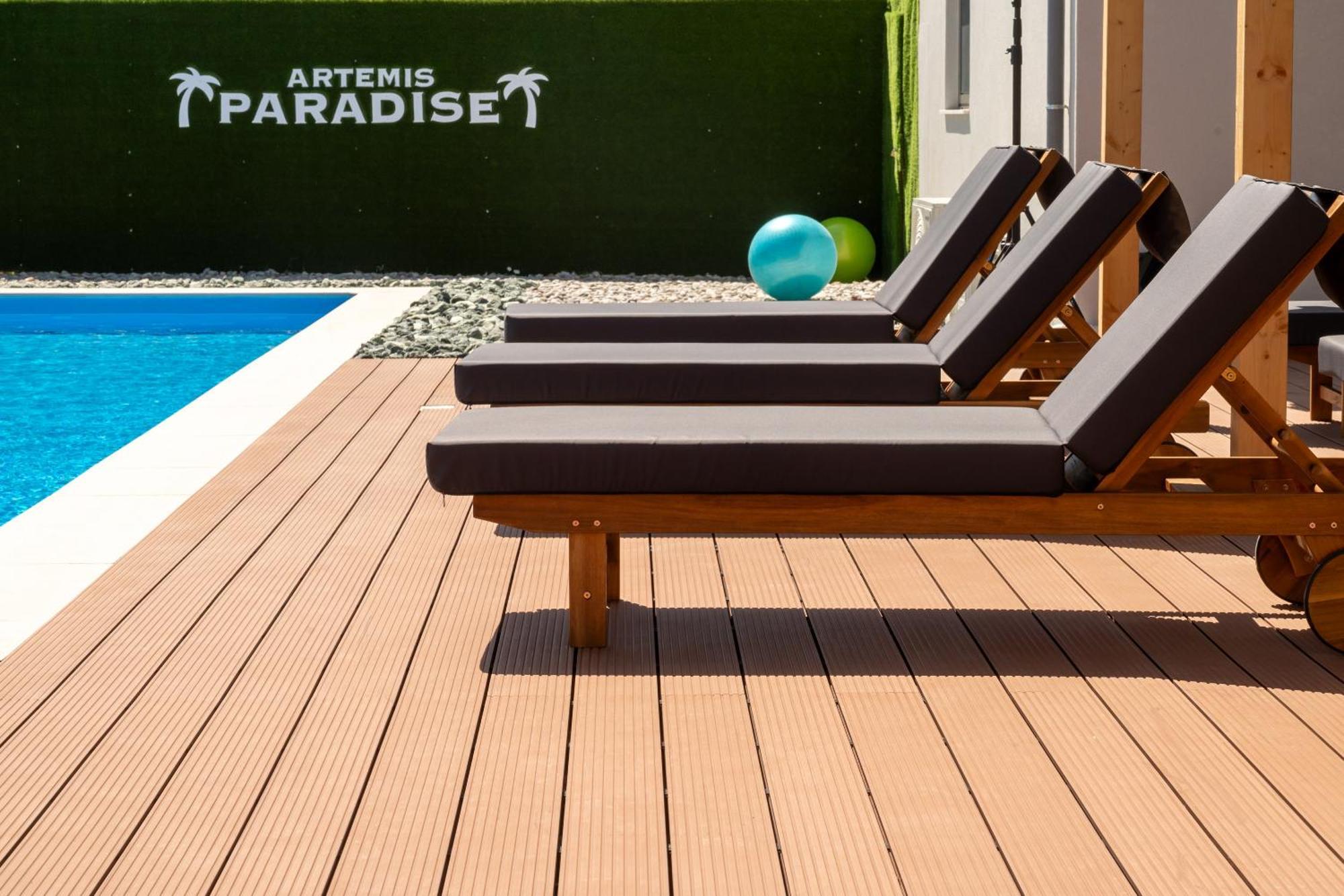 Paradise Apartments Artemida エクステリア 写真